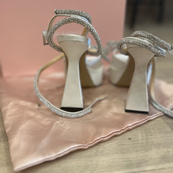 Mach & Mach 36.5 white platform sandals - Picture 5 of 7